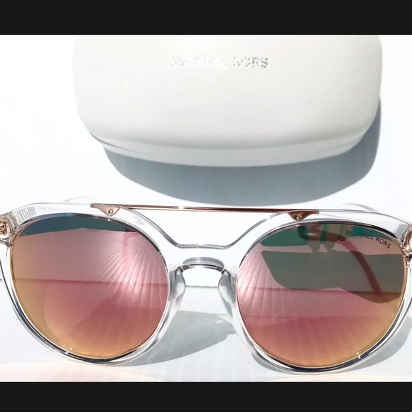 MICHAEL KORS CLEAR frame women's Sunglasses